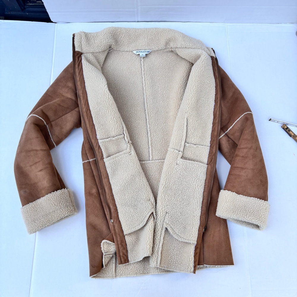 Pendleton Tan Shearling-Lined Jacket - image 10